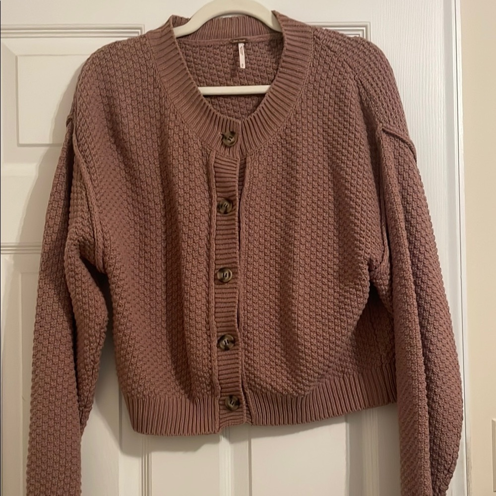 Free People Women's Pink Sweater